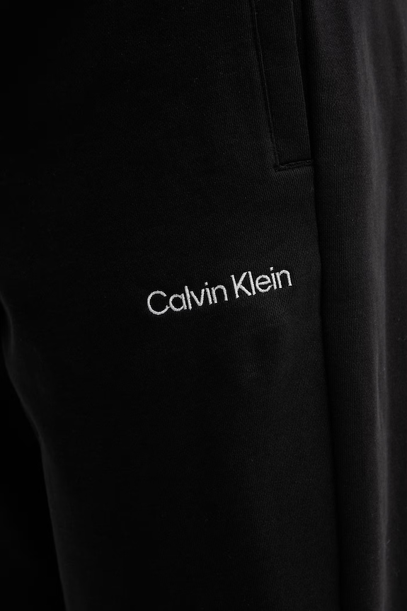 Bavlnené tepláky Calvin Klein čierna LV044C904G