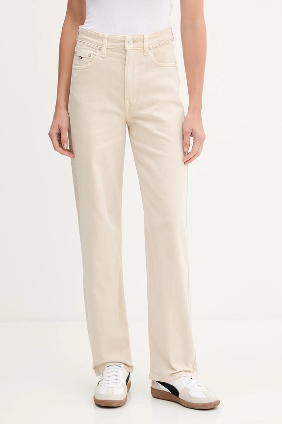 Tommy Jeans jeansy Planet friendly beżowy DW0DW20997