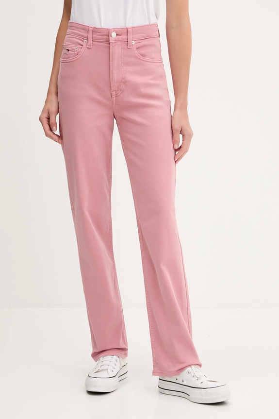 Tommy Jeans jeansy Planet friendly różowy DW0DW20997
