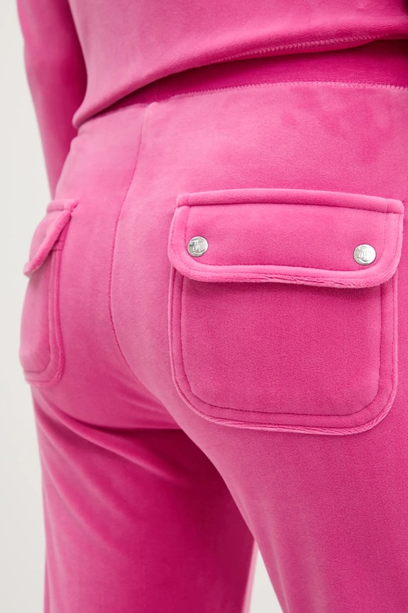 Donji dio trenirke Juicy Couture DEL RAY POCKETED PANT roza JCAP180
