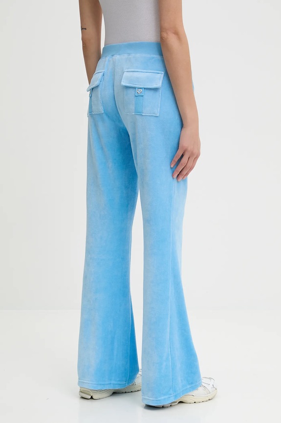 Ruházat Juicy Couture velúr melegítőnadrág CAISA LOW RISE PANT JCSEBJ008 kék