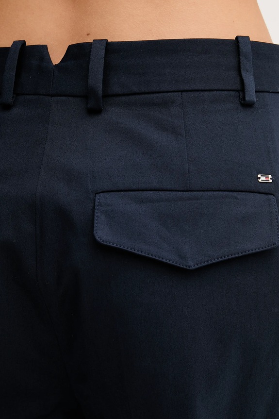 Hlače Tommy Hilfiger mornarsko modra WW0WW45791