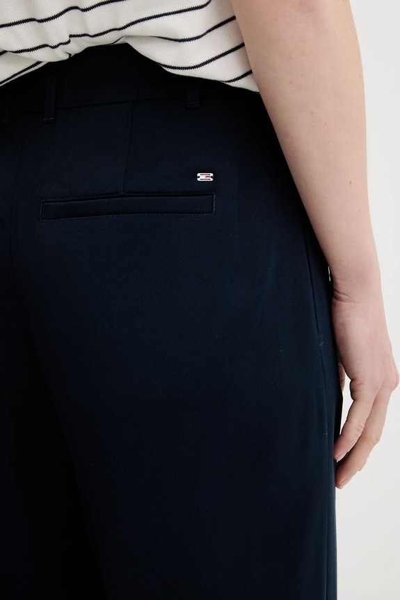 Nohavice Tommy Hilfiger tmavomodrá WW0WW46749