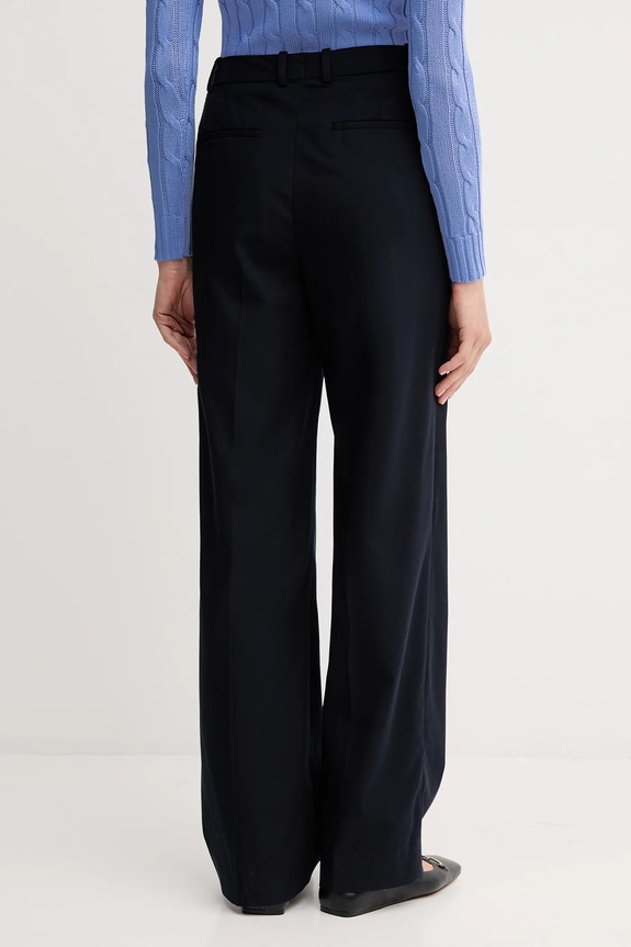 Odzież Tommy Hilfiger spodnie bawełniane WW0WW46811 granatowy