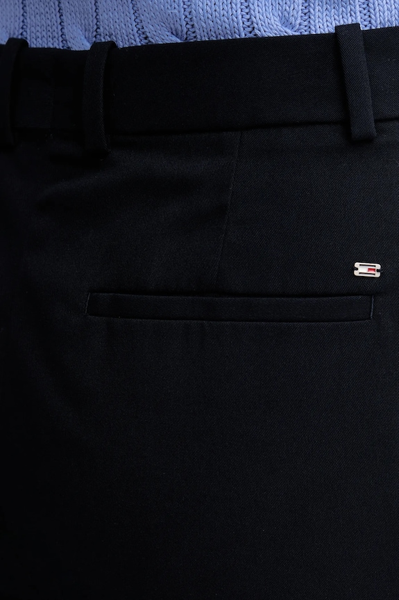 Tommy Hilfiger spodnie bawełniane granatowy WW0WW46811