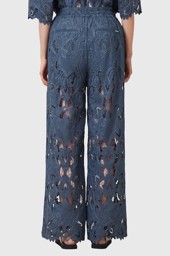 Kalhoty AllSaints CHARLI W080TC modrá