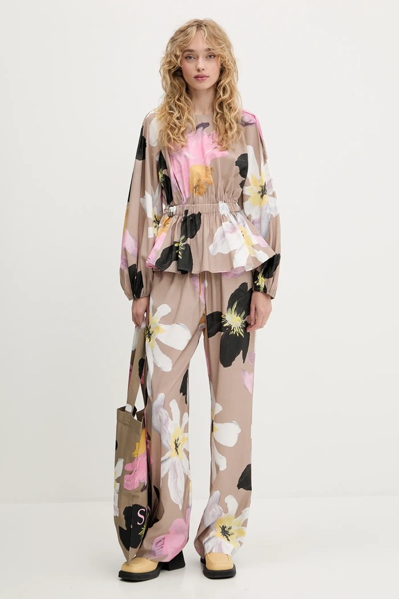 Stine Goya pantaloni SG.PF25.P009.2070 bej AW25