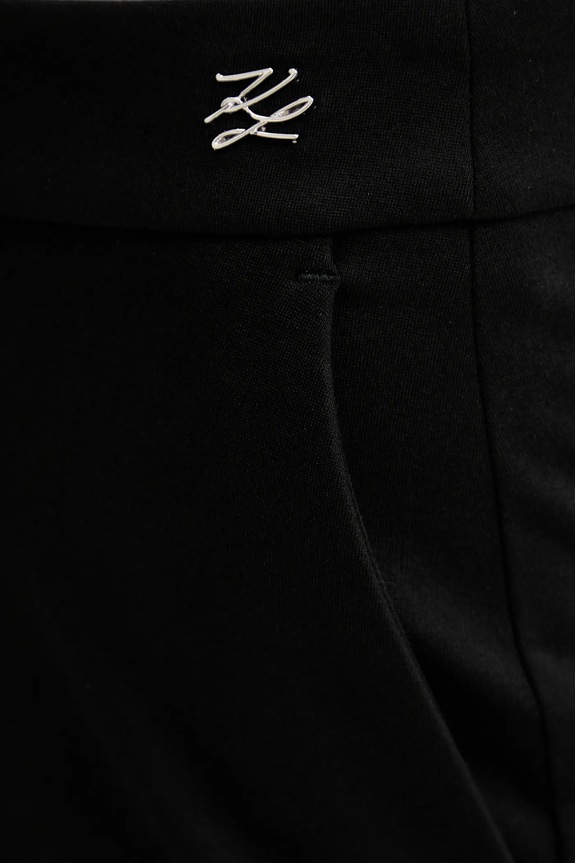Nohavice Karl Lagerfeld čierna A3W10095