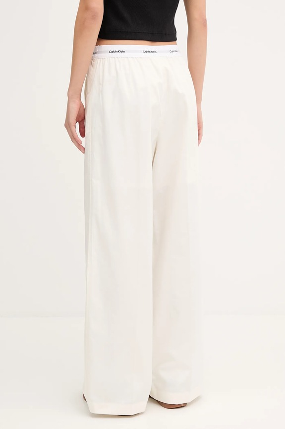 Ρούχα Βαμβακερό παντελόνι Calvin Klein Jeans LV044C403G μπεζ