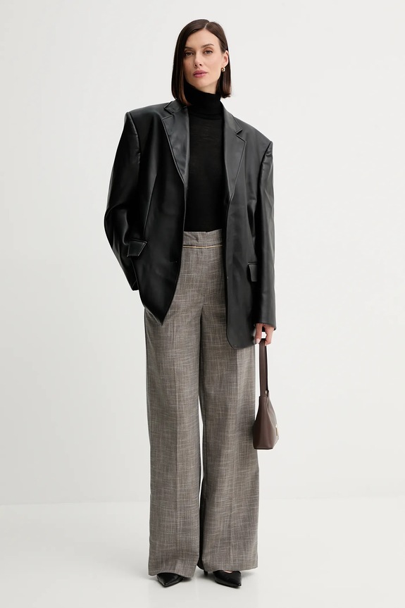 Nohavice Simona Corsellini A25CPPA01501 hnedá AW25