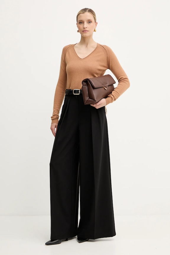 Simona Corsellini spodnie A25CPPA00301 czarny AW25