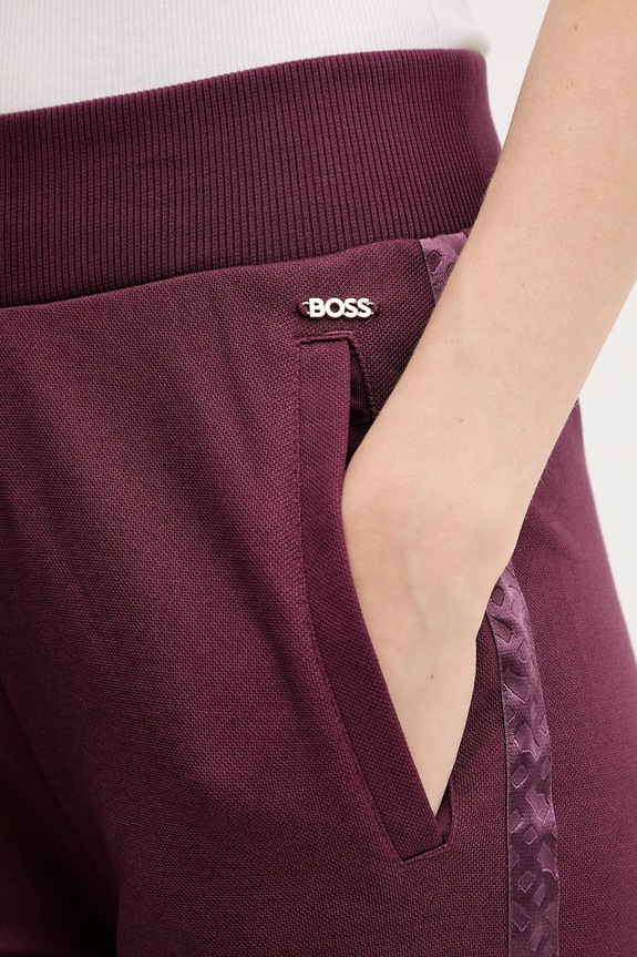 Nohavice BOSS B Texture_Pants fialová 50545655