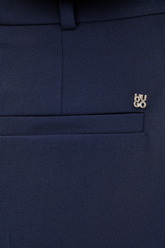 HUGO pantaloni Haviri bleumarin 50542661