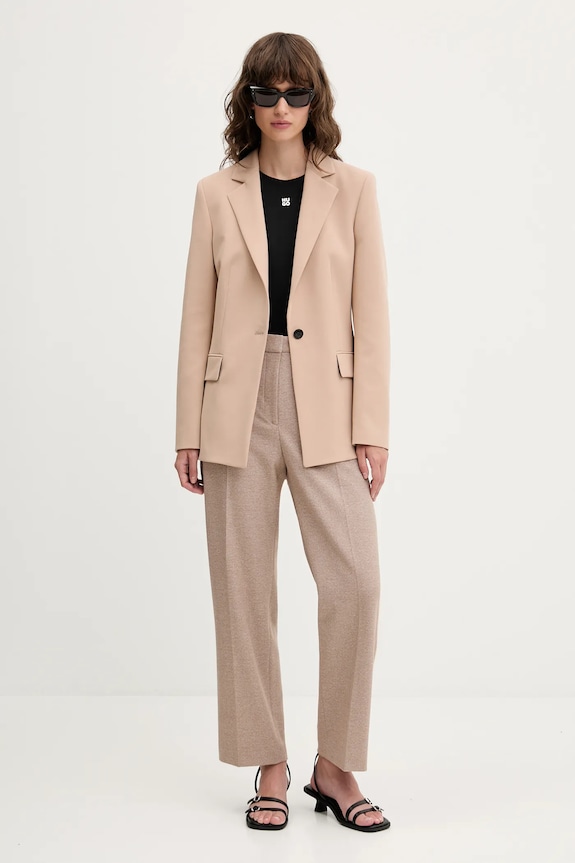Брюки HUGO Henore 50542692 коричневый AW25