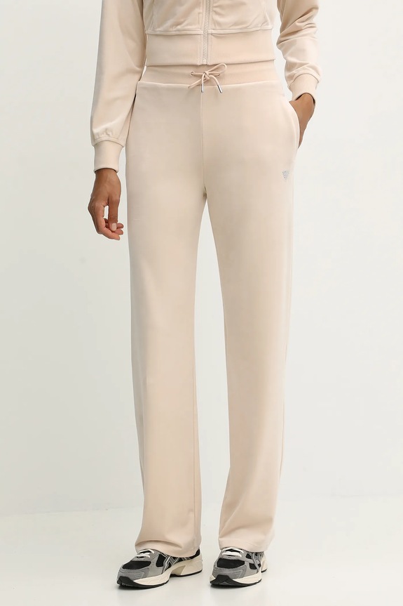 Guess pantaloni de trening COUTURE bej V3BB26.K0232