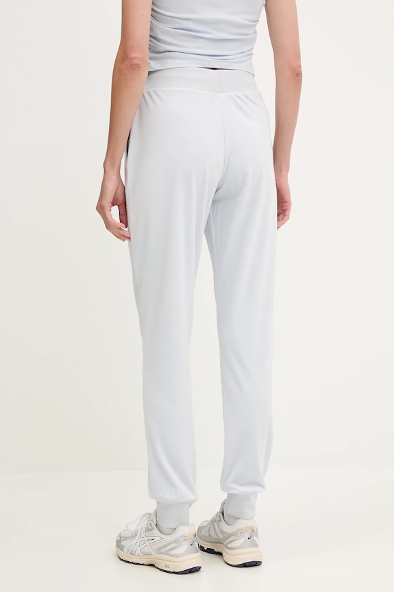Odzież Guess spodnie dresowe welurowe COUTURE V3BB27.K0232 niebieski