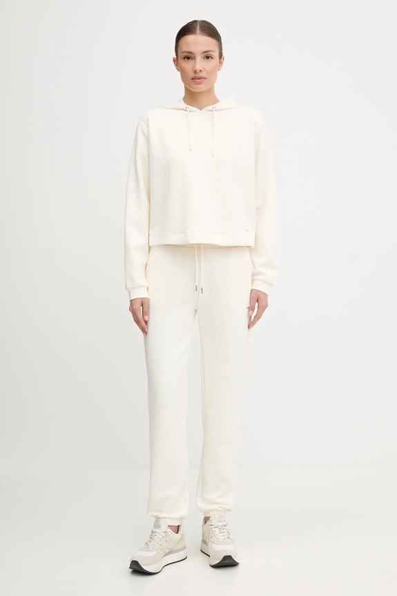 Guess spodnie dresowe PEONY V5YB06.KBSL2 beżowy AW25
