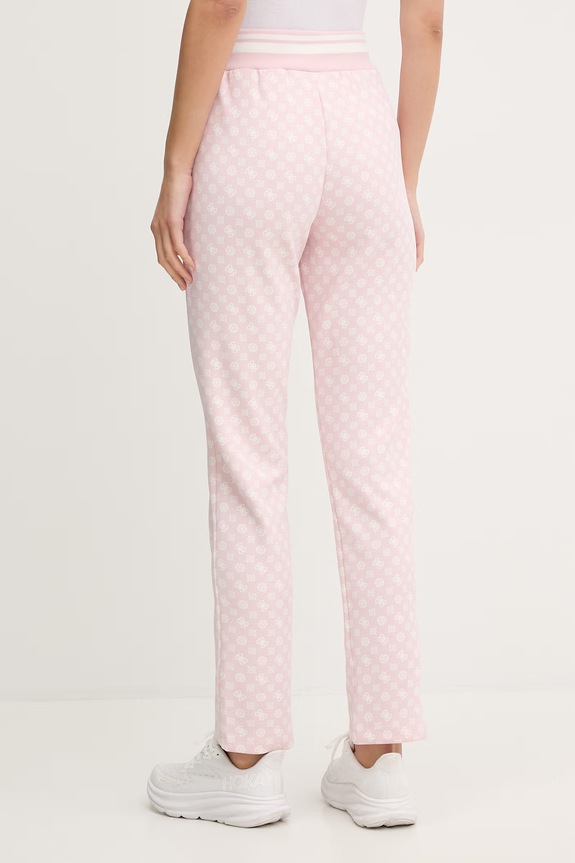 Abbigliamento Guess pantaloni tuta NEW AGGIE V5YB20.KB212 rosa
