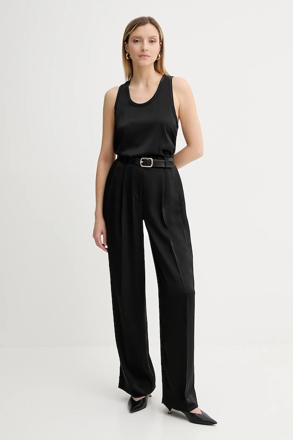 Παντελόνι MICHAEL Michael Kors MT530VRAYJ μαύρο AW25