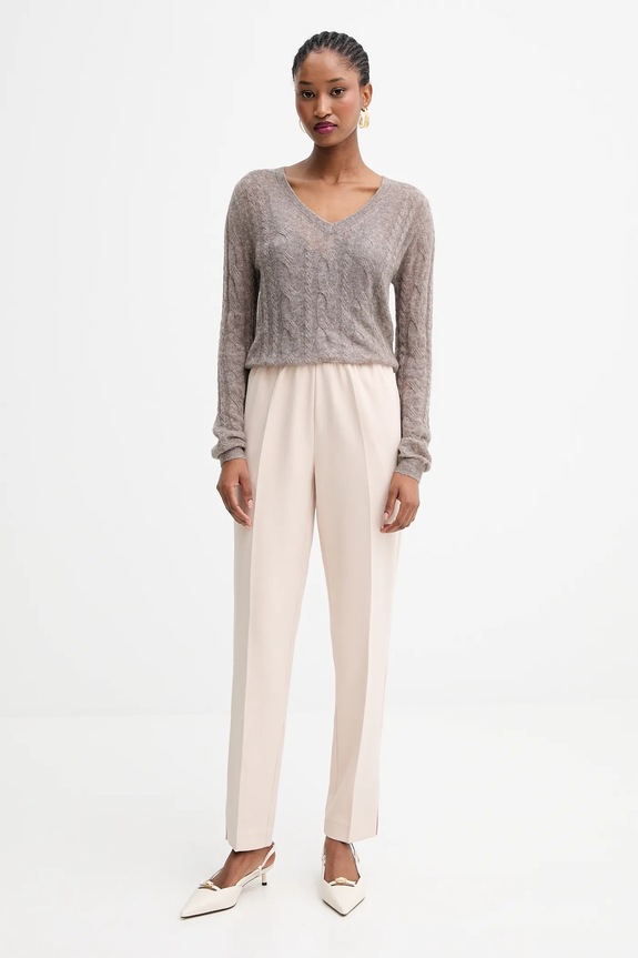 Guess pantaloni ROBERTA W5YB01.WH9Y2 beige AW25
