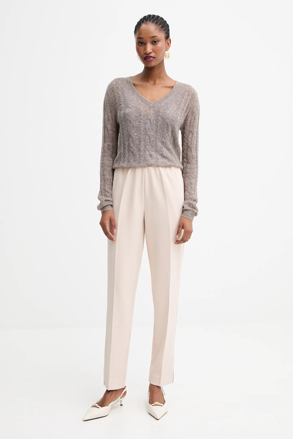 Guess pantaloni ROBERTA W5YB01.WH9Y2 beige AW25