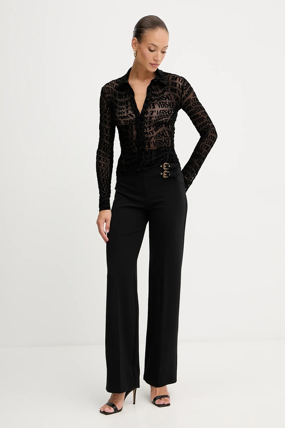 Kalhoty Versace Jeans Couture 79HAA100.N0356 černá AW25