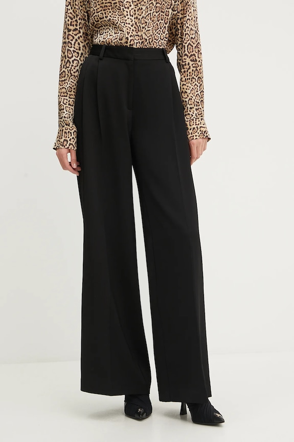 Marciano by Guess pantaloni in misto lana NINA alta nero 5YGB04.7340A