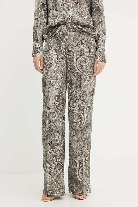 Marciano by Guess spodnie LOREDANA tkanina brązowy 5YGB24.7298A