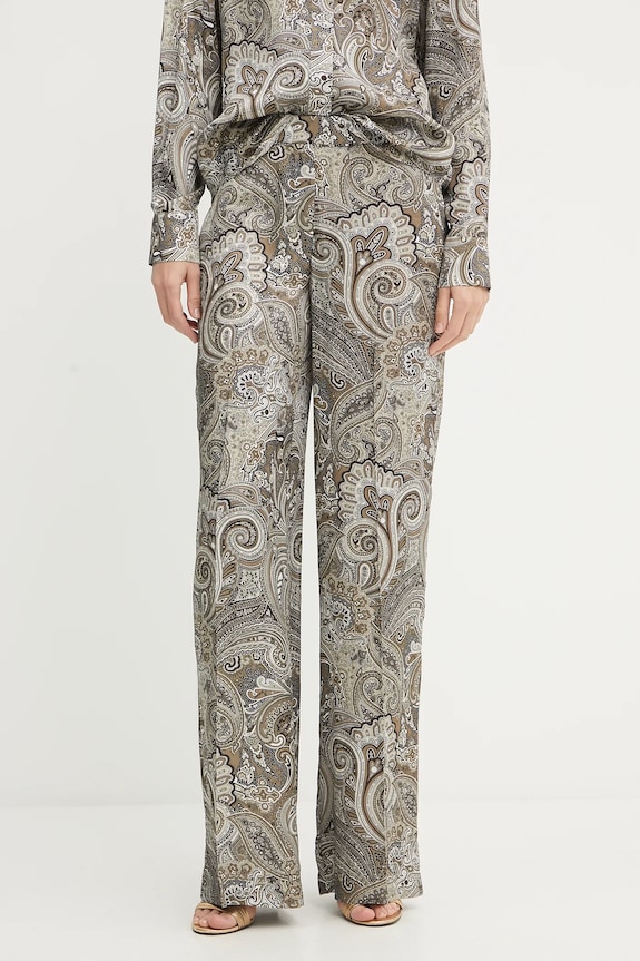 Marciano by Guess spodnie LOREDANA tkanina brązowy 5YGB24.7298A