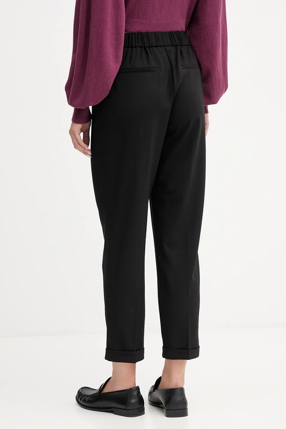 Odzież United Colors of Benetton spodnie damskie 4962DF079 czarny
