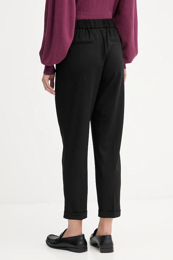 Odzież United Colors of Benetton spodnie damskie 4962DF079 czarny