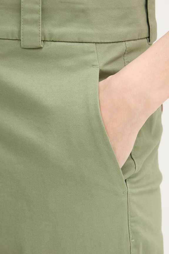 United Colors of Benetton nohavice slim fit dámske zelená 4FRXDF096