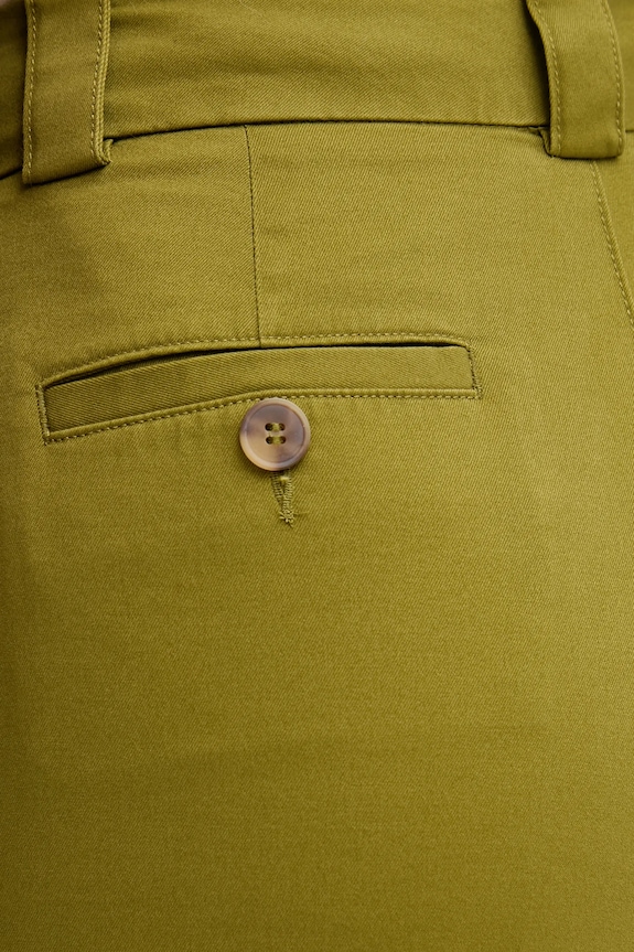 United Colors of Benetton slim fit hlače za žene zelena 4FRXDF096