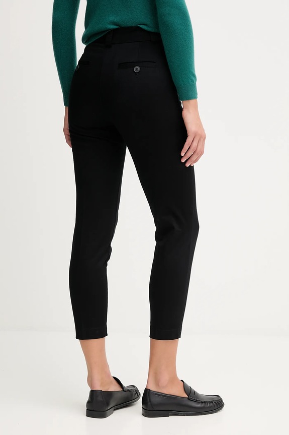 Îmbrăcăminte United Colors of Benetton pantaloni slim fit de damă 4FRXDF096 negru