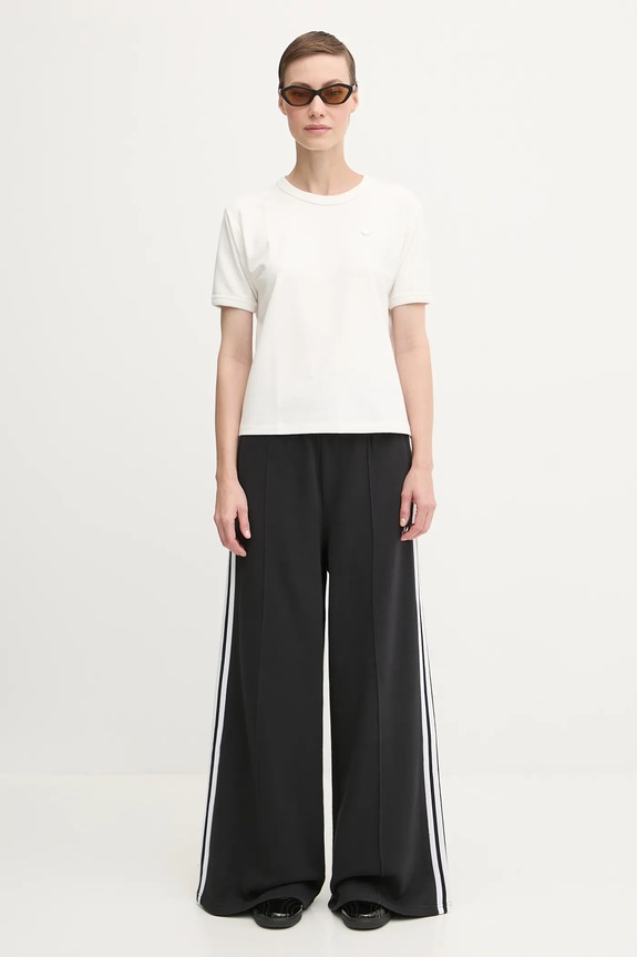 adidas Originals cotton joggers 3-Stripes JV7473 black