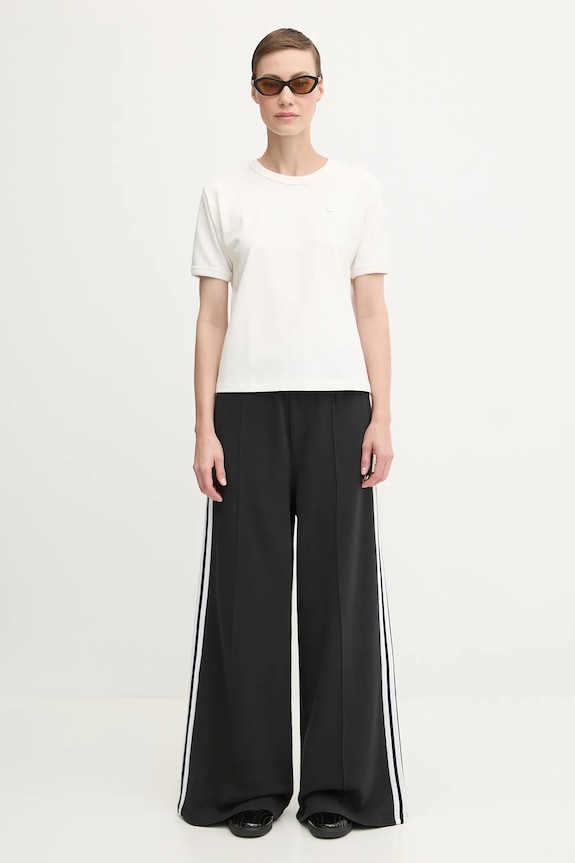 adidas Originals cotton joggers 3-Stripes JV7473 black