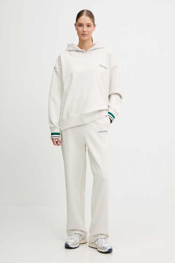 Calvin Klein Performance spodnie dresowe LVGWF5P627 beżowy AW25