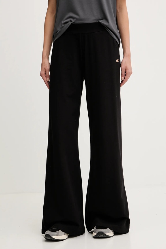 EA7 Emporio Armani pantaloni de trening tricotaj negru AF13135.7W000462