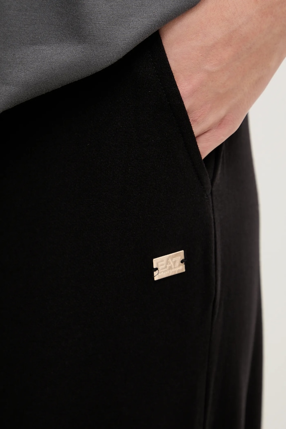 EA7 Emporio Armani pantaloni de trening negru AF13135.7W000462
