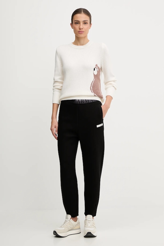 EA7 Emporio Armani pantaloni de trening AF13151.7W000678 negru AW25