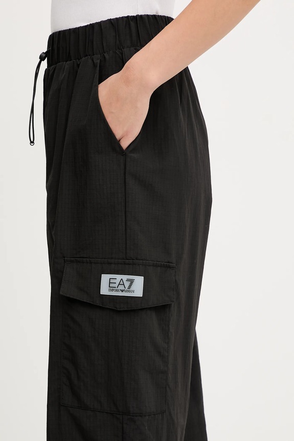 Tepláky EA7 Emporio Armani čierna AF16217.7W000410