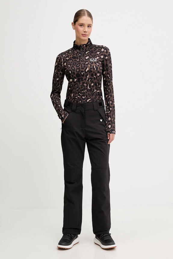 Ски панталон EA7 Emporio Armani текстил черен AF13887.7W000383