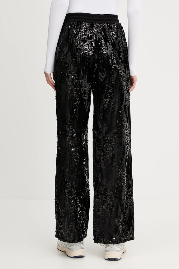 Ρούχα Βελούδινο παντελόνι φόρμας Guess V5BB01.K1922 μαύρο