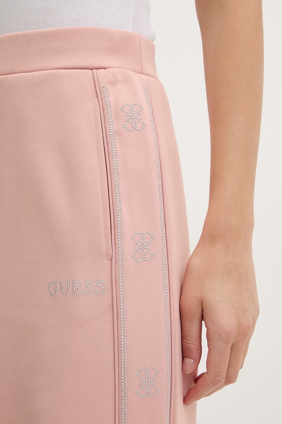Tepláky Guess OCTAVIA ružová V5BB12.KCX22