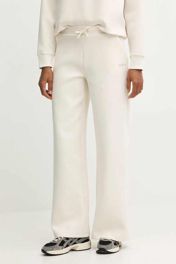 Guess pantaloni de trening AURELIA tricotaj bej V5BB03.K1971