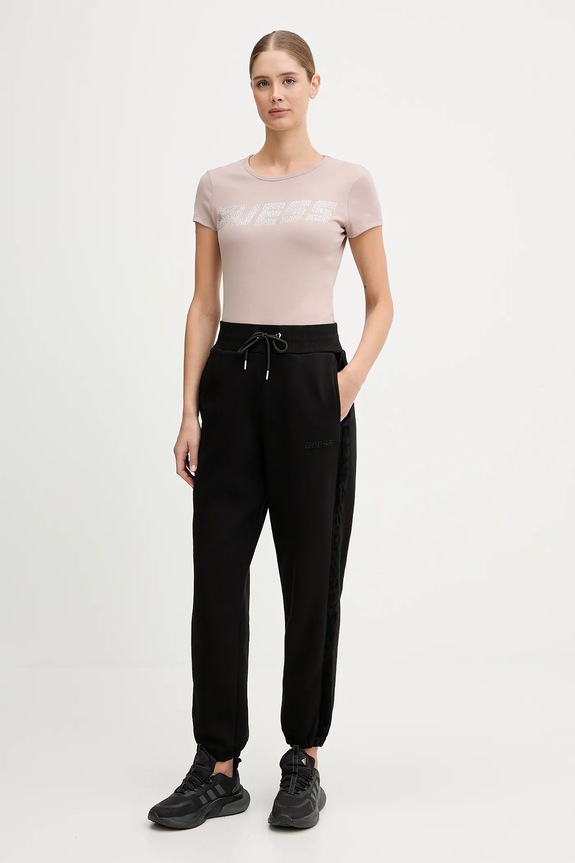 Tepláky Guess AELIA V5BB10.KB681 čierna AW25