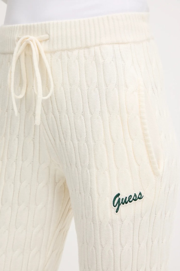 Tepláky Guess LAVINIA béžová V5BB20.Z0572