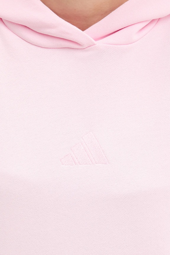 adidas bluza bawełniana All SZN JV7343 różowy