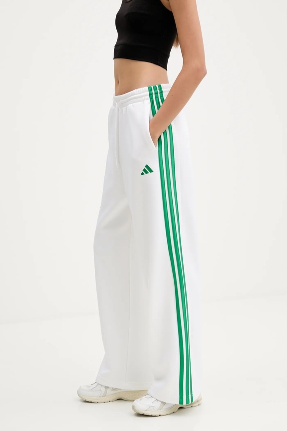 adidas pantaloni tuta Stadium bianco JW0533