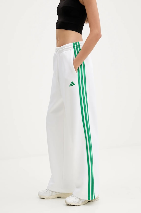 adidas pantaloni tuta Stadium bianco JW0533
